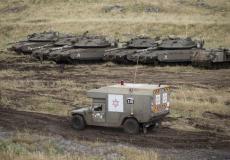 دبابات إسرائيلية في الجولان المحتل  أيار/مايو 2018 