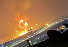 انفجار مستودع للجيش الاردني في الزرقاء 