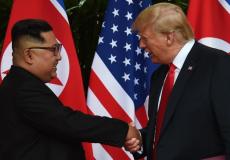 زعيم كوريا الشمالية والرئيس الامريكي دونالد ترامب