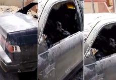 من مكان الإنفجار