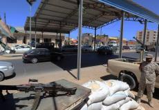 نقطة تفتيش ليبيا