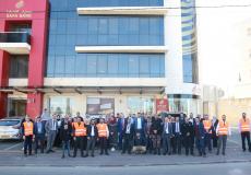 الدفاع المدني يُنفّذ مناورة تدريبية في مصرف برام الله