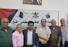 منسق لجنة التقاعد القصري يطلع حركة فتح على اوضاع وظروف أهالي اللأسرى والجرحى والشهداء