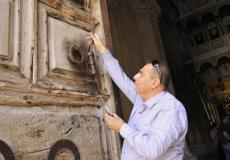 حامل مفتاح كنيسة القيامة أديب جودة الحسيني