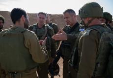 رئيس أركان جيش الاحتلال يجري جولة تقييم في مخيط غزة