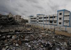 استهداف لمدارس الأنروا بغزة خلال حرب 2014 - إرشيفية-