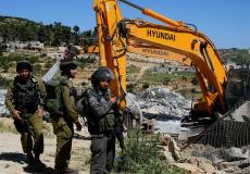 قوات الاحتلال الإسرائيلي تهدم منزلا في القدس