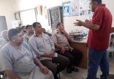 الجمعية الوطنية و معاقين خان يونس ينفذان ورشة تاهيلية لذوي الإعاقة