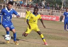 جانب من لقاء شباب جباليا و شباب رفح