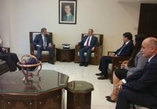 الوفد أطلعهم على تطورات الأوضاع في فلسطين