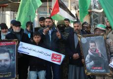 وقفة وفاء للشهداء والأسرى بخان يونس