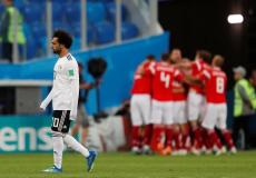 روسيا تهزم مصر وصلاح يسجل هدفًا تاريخيًا للفراعنة