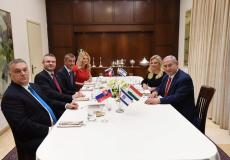 اجتماع  نتنياهو مع مسؤولين من دولة المجر