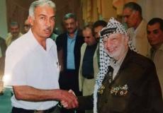 الرئيس الراحل ياسر عرفات واللواء يوسف أبو كامل