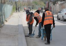 عمال النظافة في غزة