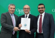 بنك فلسطين ينال جائزة أفضل بنك في مجال الخزينة وإدارة النقد