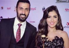 المخرج المصري محمد سامي وزوجته مي عمر