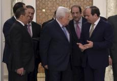 الرئيس محمود عباس ونظيره المصري عبد الفتاح السيسي - ارشيفية