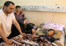 الطفل الجريح عبد الرحمن نوفل