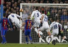 راموس خطر جوي يهدد برشلونة في الكلاسيكو