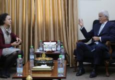 عورتاني وممثلة اليونسيف