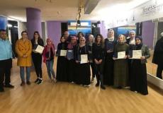 مرشدات سباحة في منطقة المثلث 