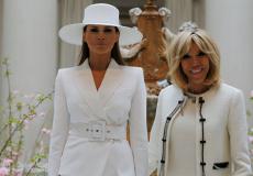 زوجة ماكرون- ميلانيا ترامب