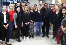 صيدم يستقبل وفداً طلابياً ألماني