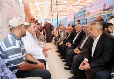 هنية يزور بيت عزاء شهيد