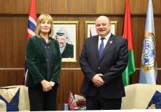 عزام الشوا وهيلدا هيلرستاد