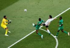 جانب من مبارة منتخب مصر والسعودية