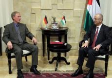 الحمد الله يستقبل ممثل ألمانيا لمناسبة انتهاء مهامه الرسمية