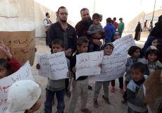 مناشدات مهجرين مخيم الأعزاز