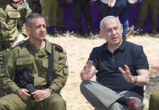 نتنياهو خلال زيارة لإحدى قواعد جيشه في الضفة