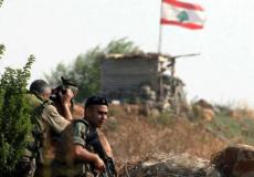جنو الجيش اللبناني على الحدود مع إسرائيل -ارشيف