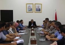 قلقيلية : الاجتماع الدوري للجنة السير   