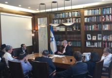 بنيامين نتنياهو ورؤساء أحزاب اليمين في إسرائيل