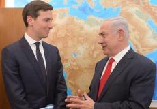 رئيس الحكومة الإسرائيلية بنيامين نتنياهو  ومستشار الرئيس الأميركي جاريد كوشنير