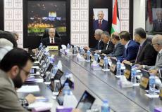 اجتماع مجلس الوزراء الفلسطيني في رام الله