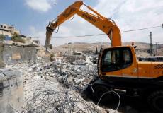 قوات الاحتلال تخطر بهدم 20 منزل في قرية العقبة