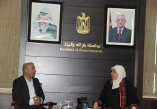 لقاء أبو هولي مع محافظ رام الله