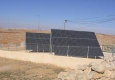 الخلايا الشمسية بمنطقة الأغوار الشمالية