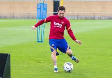 ليونيل ميسي يعود لتدريبات برشلونة