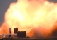 اللحظات الأولى لانفجار صاروخ فضائي خلال عملية الإطلاق