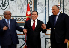 اجتماع ثلاثي لوزراء خارجية تونس ومصر والجزائر .