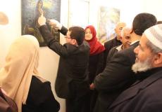 بلدية غزة ووزارة الثقافة يفتتحان معرضا فنيا للفنان محمود المقيد