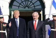 الرئيس الأمريكي دونالد ترامب ورئيس الوزراء الإسرائيلي بنيامين نتنياهو