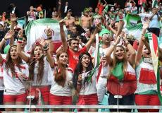 المشجعات الإيرانيات في ملاعب كرة القدم