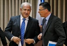 جدعون ساعر ونتنياهو - أرشيف