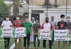 أندية قطاع غزة تنظم فعاليات رافضة للتطبيع مع إسرائيل 
